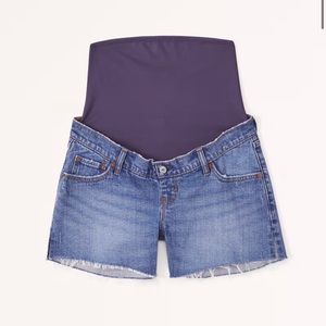 Abercrombie Maternity Jean Shorts